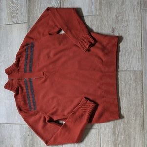 Banana Republic 1/4 Zip Merino Wool Blend Sweater